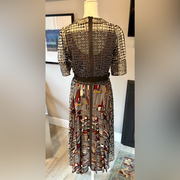 Byron Lars Anthropologie Paillette Pleated Dress - Picture 7 of 14